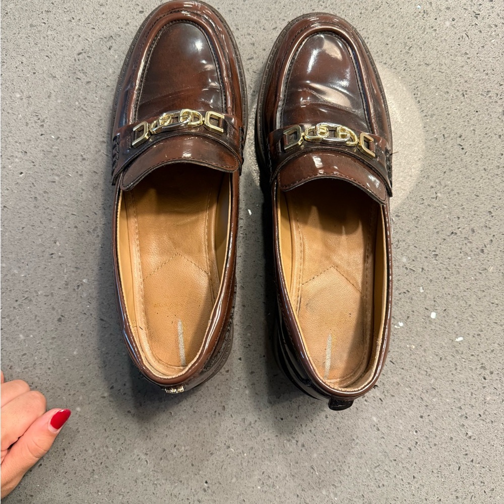 Sam Edelman Teagan Loafers - Chestnut
